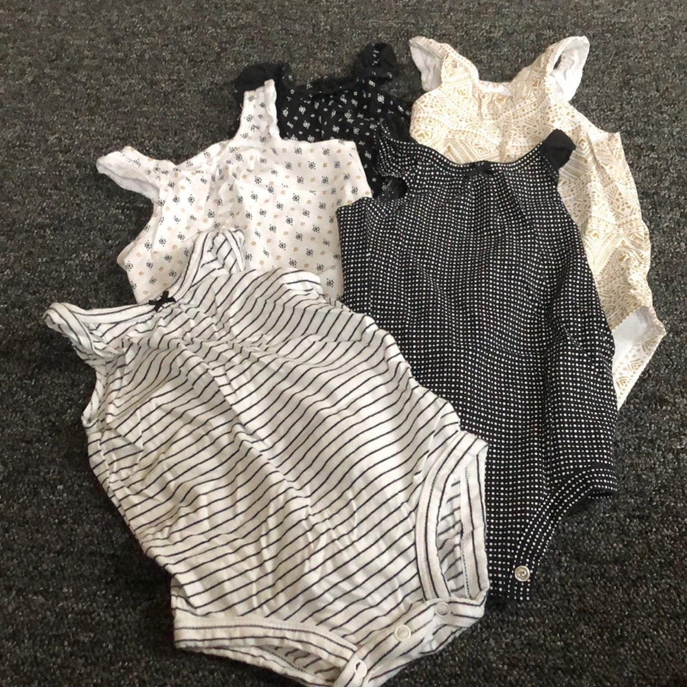 Baby girl tank top onesies